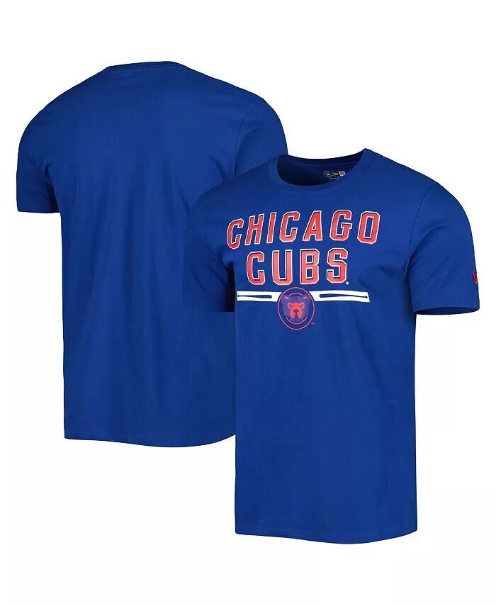 

Мужская футболка для тренировки ватина Royal Chicago Cubs New Era