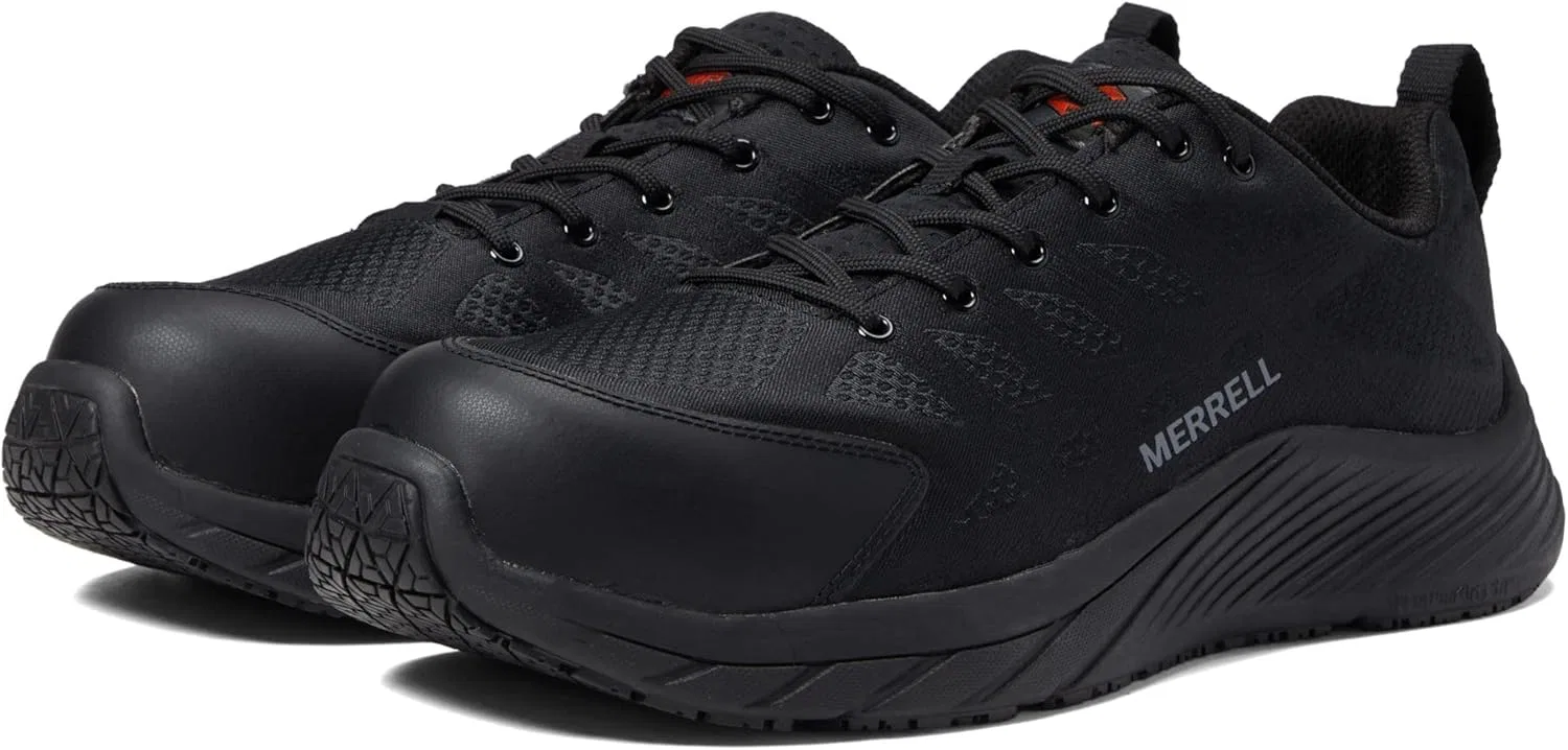 Мужские рабочие ботинки Merrell Moab Flight из углеродного волокна, Black