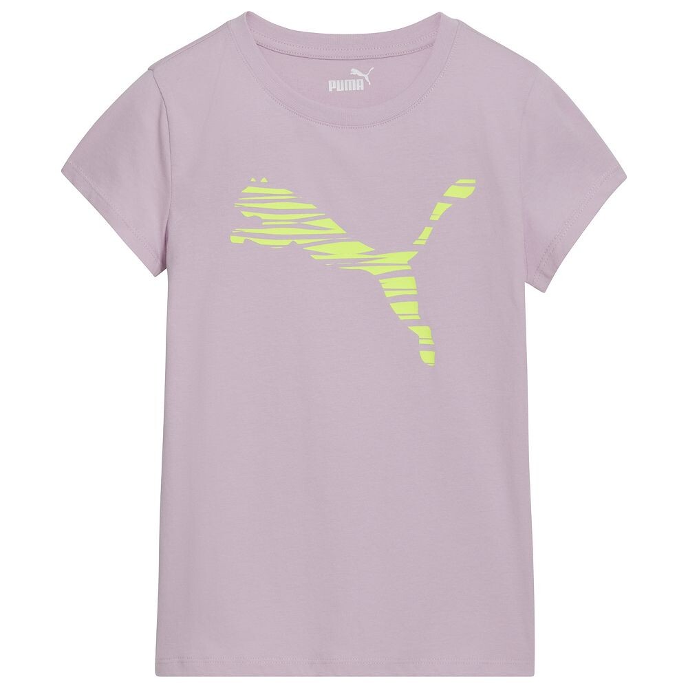 

Трикотажная футболка с рисунком PUMA Power Pack для девочек 7–16 лет, фиолетовый