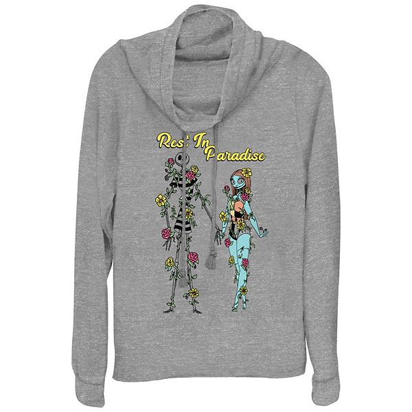 

Футболка с длинным рукавом и капюшоном Jack Skellington и Sally Rest in Paradise Disney
