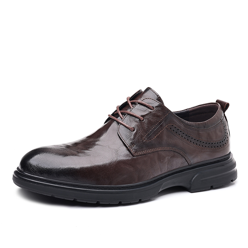 

Kaltendin Мужские повседневные туфли мужские низкие черно-коричневые, цвет Brown