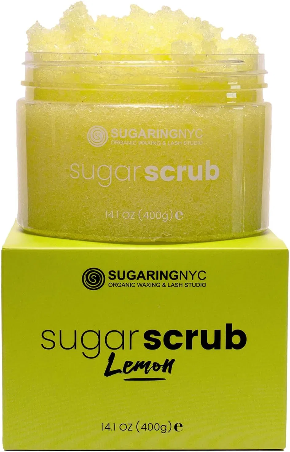 Скраб для тела отшелушивающий увлажняющий Sugaring NYC Лимонный поцелуй 400 г