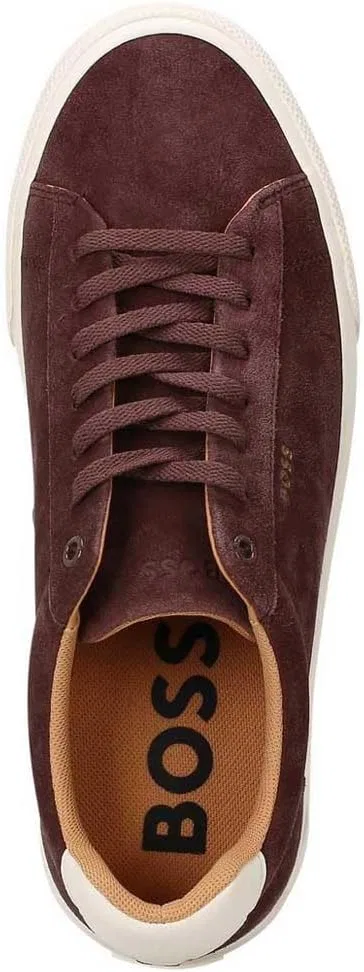 Кроссовки BOSS Men's Aiden_Tenn_sddrb Tennis, Dark Red601 — фото 3