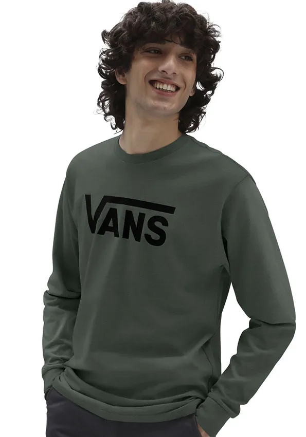 

Рубашка Vans с длинными рукавами "VANS CLASSIC LS", зеленый