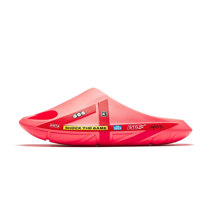 Шлепанцы ANTA STG EVA Cushioning Abrasion Resistant, Neon Red