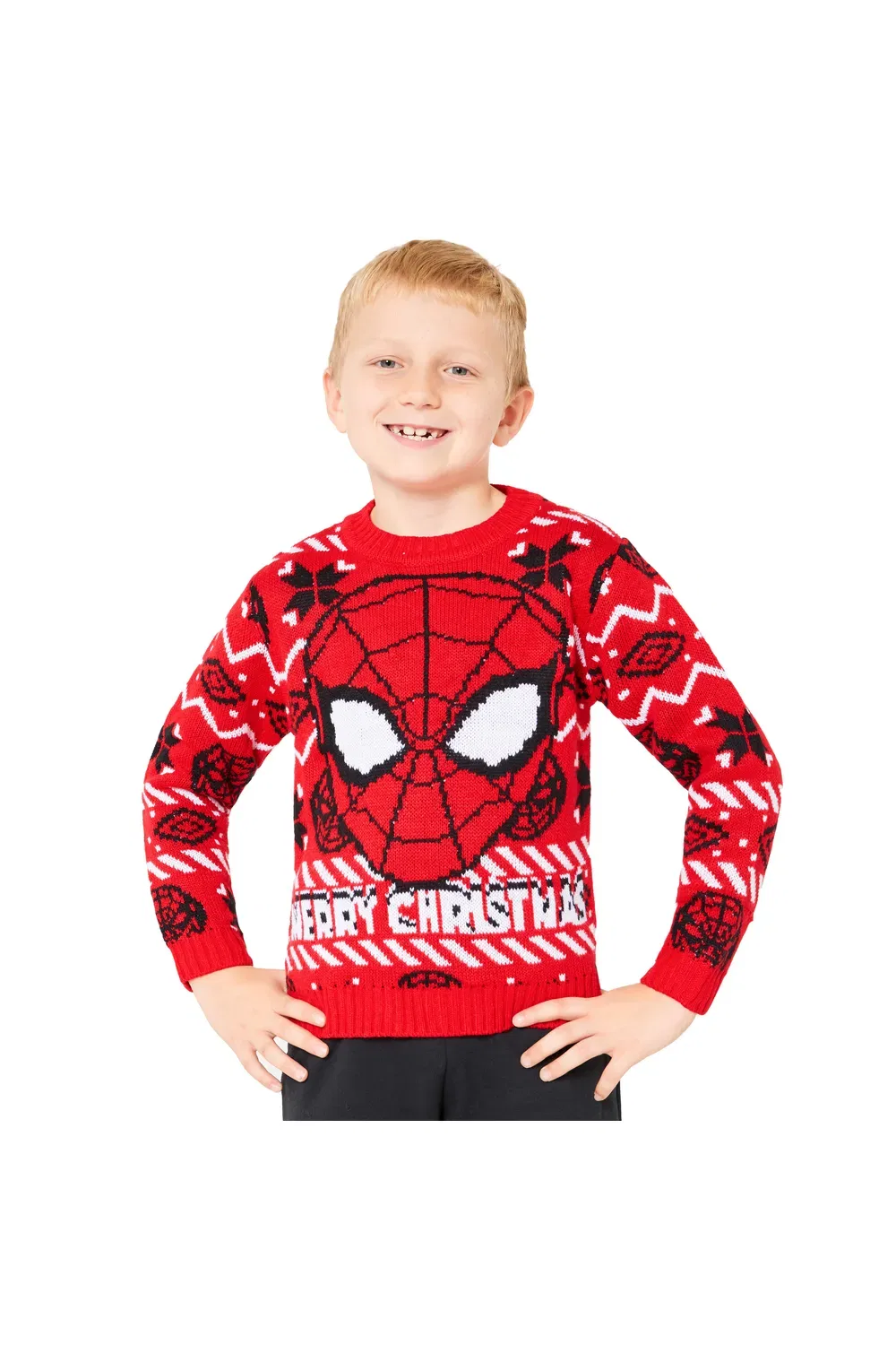 Детский джемпер Spiderman Christmas от Marvel, красный