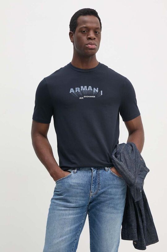 

Футболка Armani Exchange, темно-синий