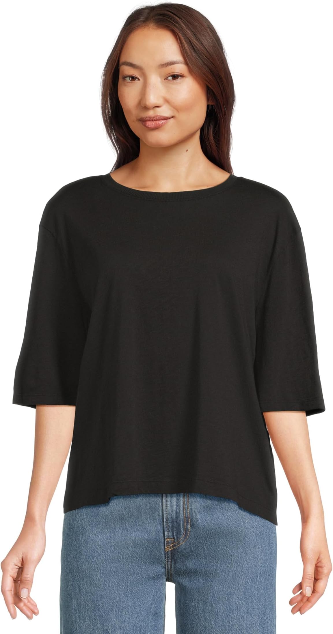 

Женский свободный свитер Reid Crew Michael Stars, Black