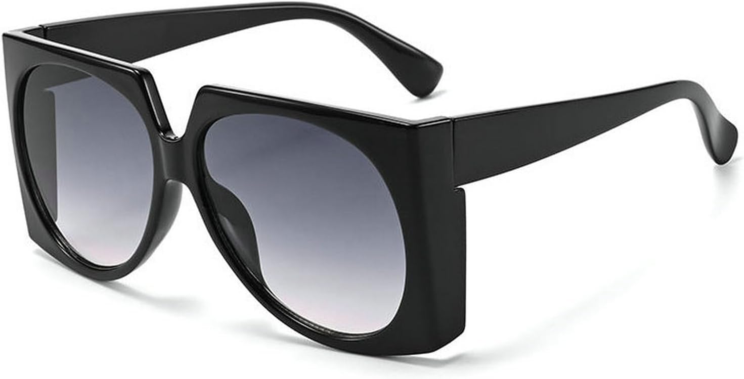 

Солнцезащитные очки COTIA увеличенного квадратного размера для женщин и мужчин в стиле панк, защита от ультрафиолета UV400, винтажные солнцезащитные очки с градиентным переходом, модные женские очки, Black