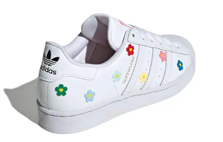 Adidas Superstar Hello Kitty Цветы Детские Adidas Originals, Белый — фото 4