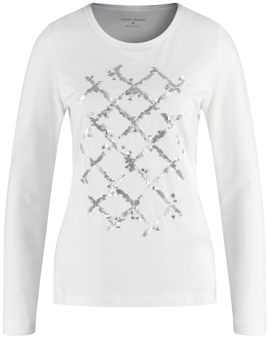 

Лонгслив GERRY WEBER Shirt, белый