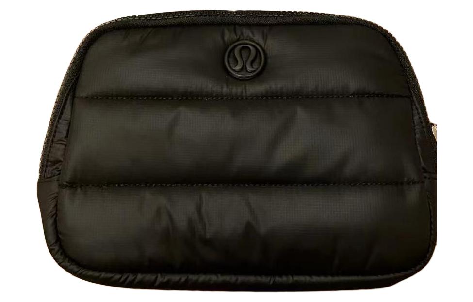 

Lululemon Нейлоновая поясная сумка через плечо унисекс черная, Black