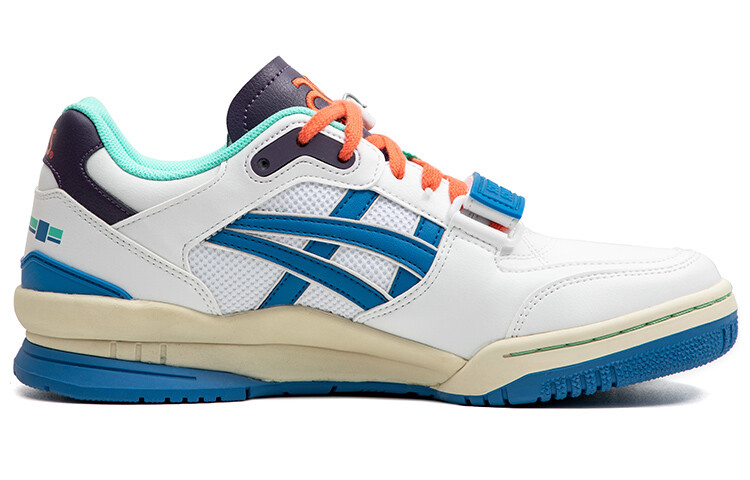 Винтажные баскетбольные кроссовки Asics Gel-Spotlyte унисекс, Синий/Белый — фото 2
