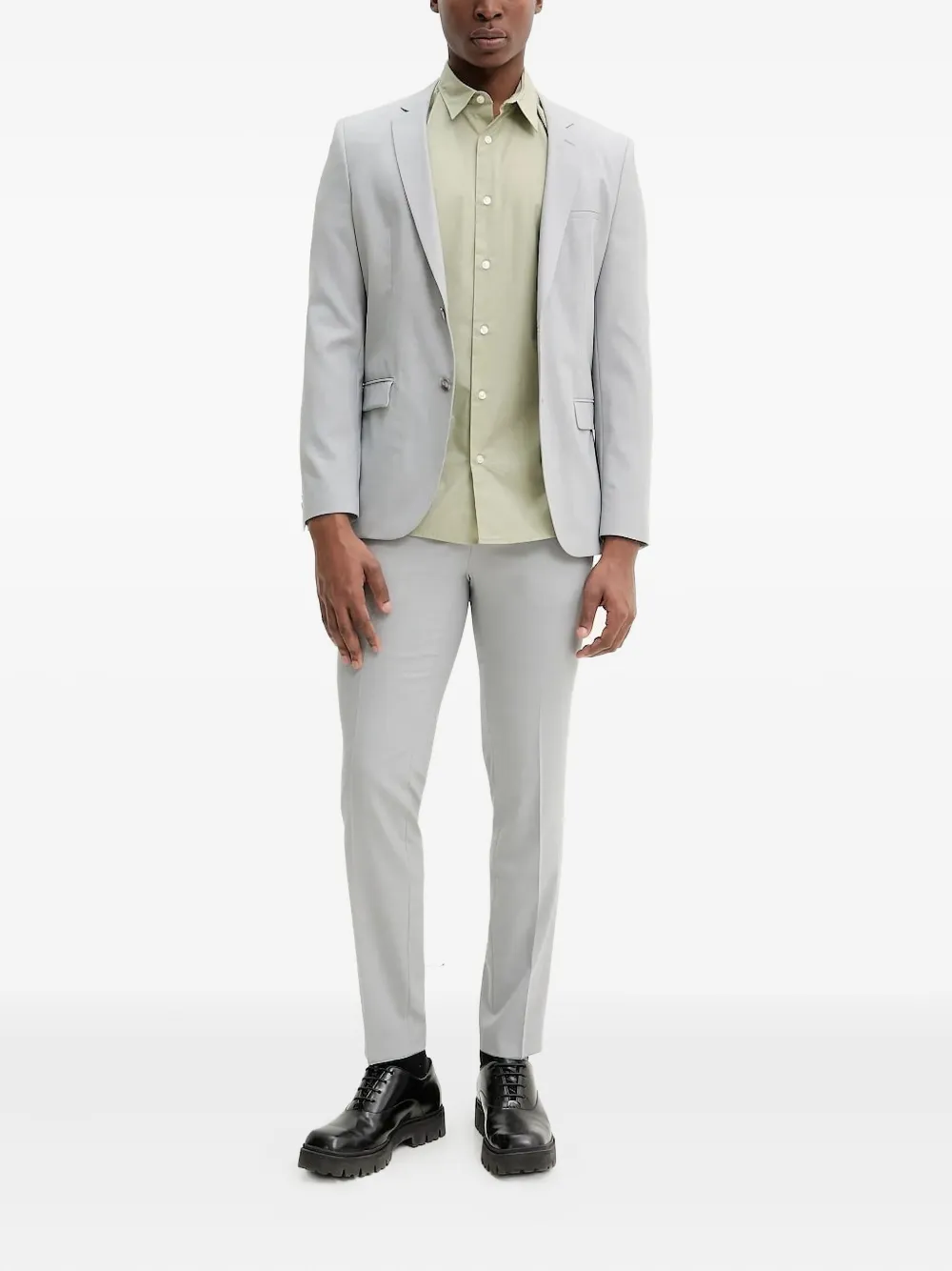 

Костюм с однобортным пиджаком Hugo, серый