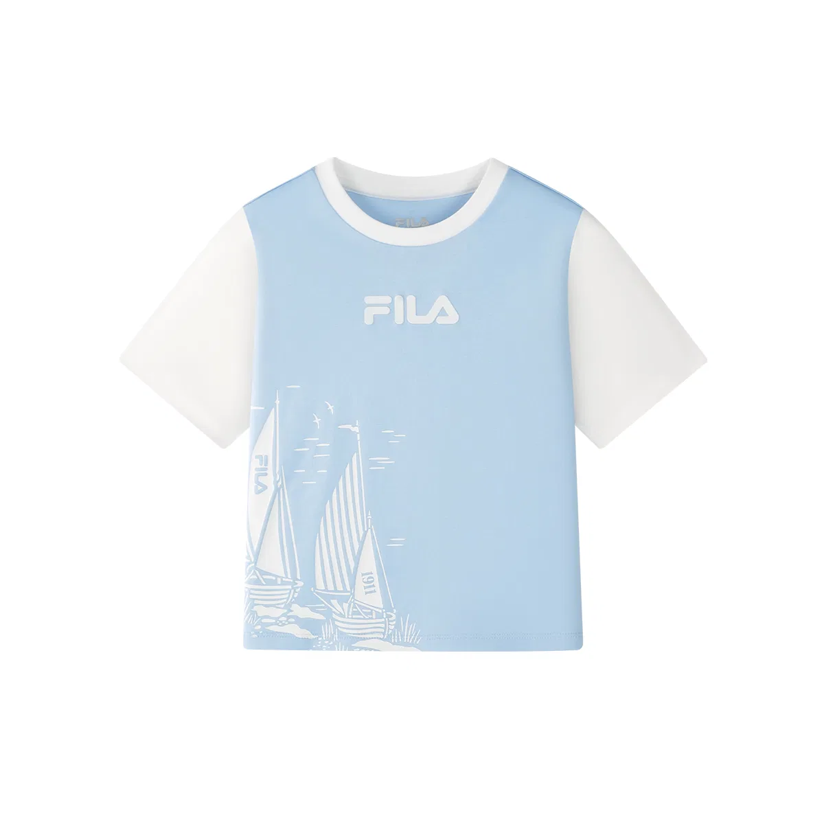 Футболка с коротким рукавом Light Sapphire Blue Kids' FILA KIDS