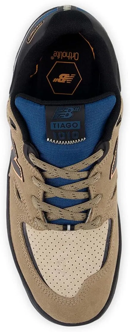 Мужские скейтбордические кроссовки New Balance 1010 Tiago Lemos, Light Brown — фото 4