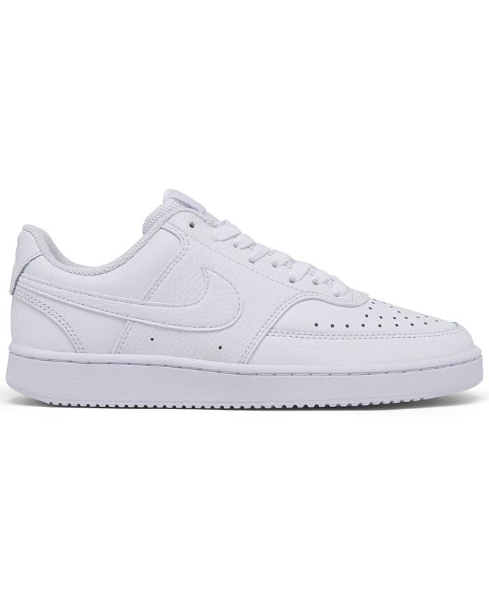 Женские повседневные низкие кроссовки Court Vision от Finish Line Nike, белый — фото 2