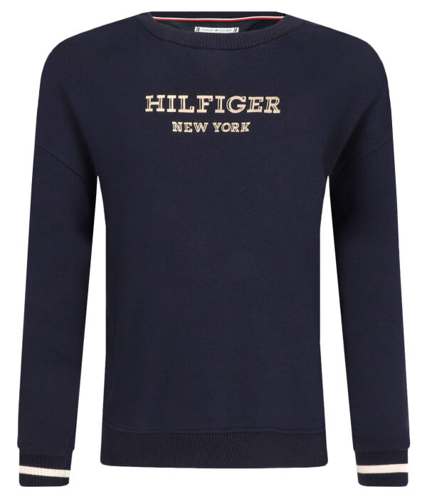 

Толстовка детская Tommy Hilfiger с надписью, синий