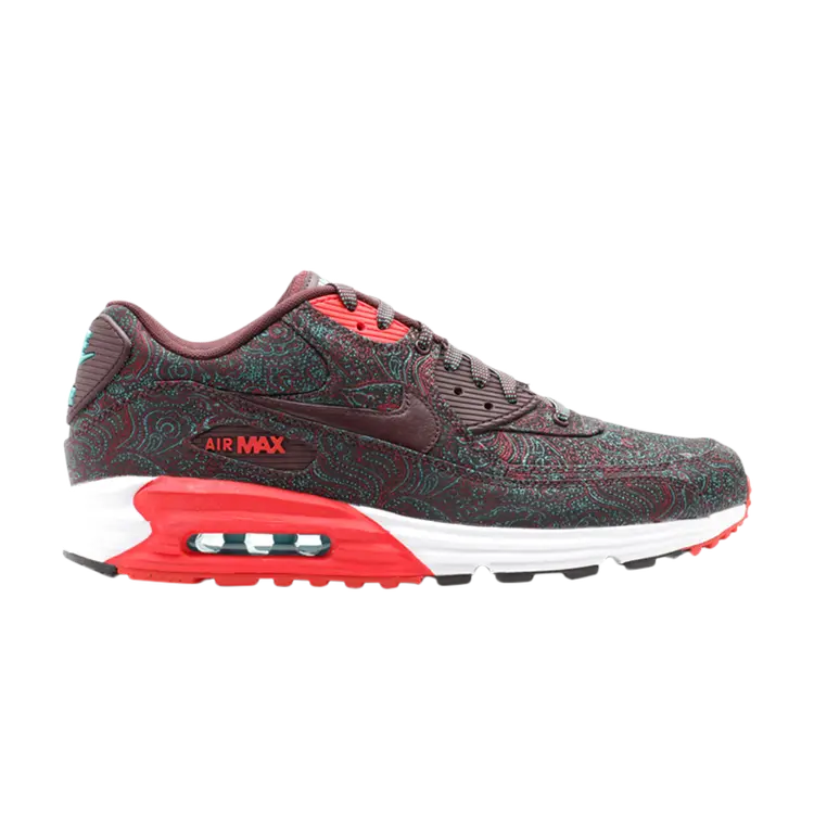 

Кроссовки Nike Air Max Lunar 90 Premium QS 'Suit & Tie', красный, Красный;серый, Кроссовки Nike Air Max Lunar 90 Premium QS 'Suit & Tie', красный