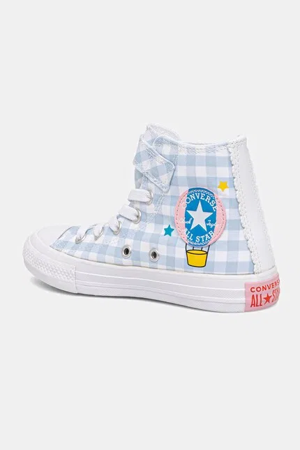 Кеды высокие Converse Chuck Taylor All Star 1V Hello Kitty, синий — фото 3