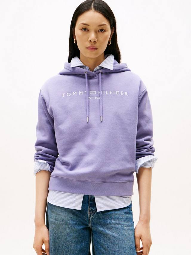 

Толстовка с современным логотипом Tommy Hilfiger, Lavender Ash