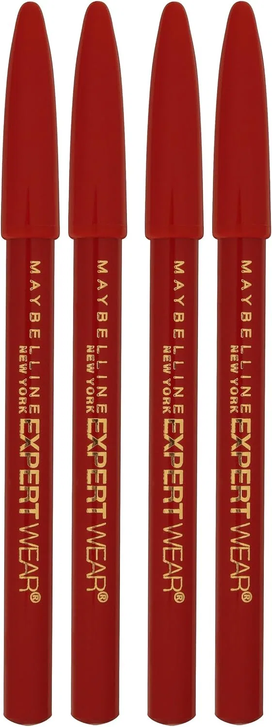 Карандаш для бровей и глаз Maybelline New York Expert Wear Twin, бархатисто-черный, 4 шт — фото 2