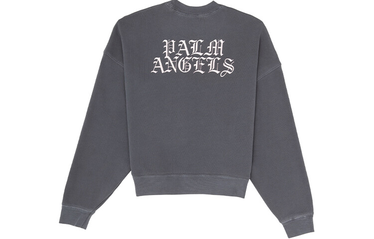 Пылающая голова с круглым вырезом Palm Angels, серый — фото 2