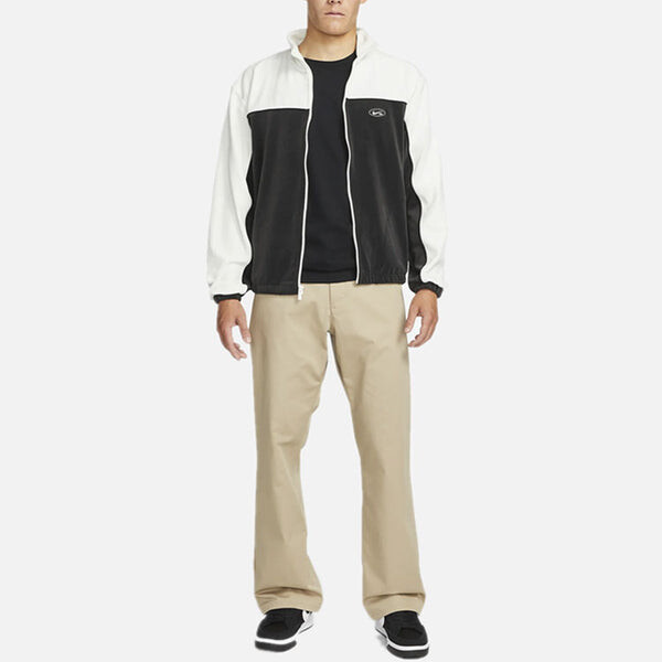 Куртка Men's Nike Casual Logo Colorblock Velvet Skateboard Black Jacket, черный — фото 3