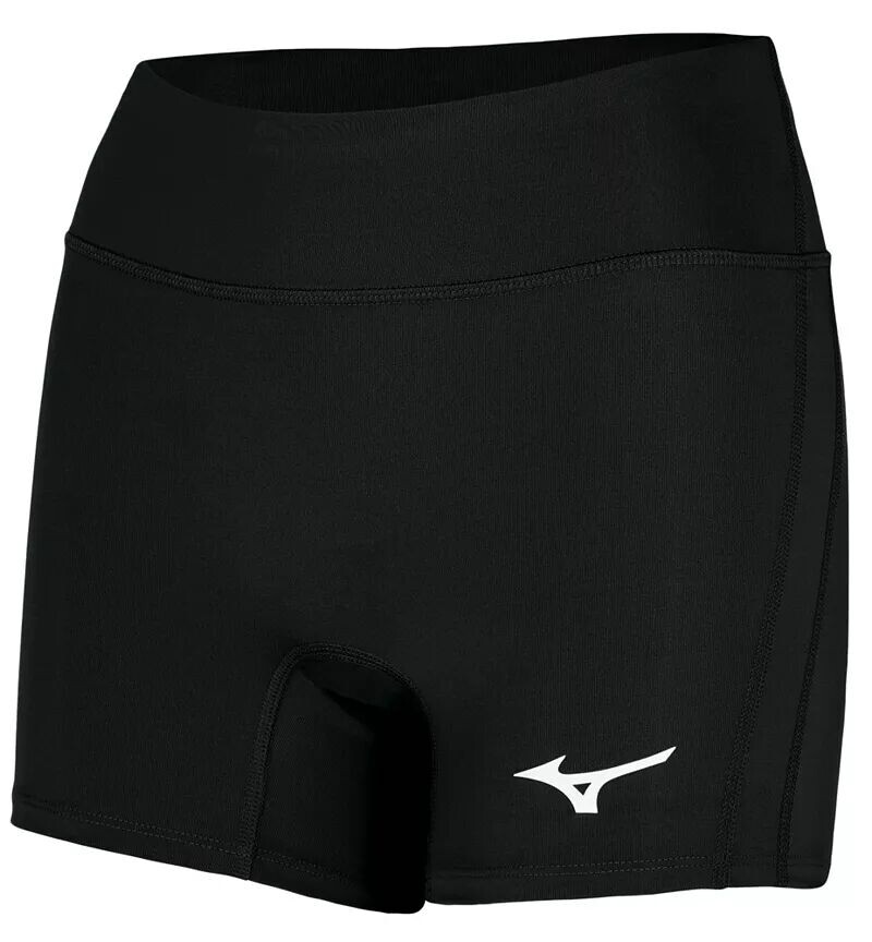 

Женские волейбольные шорты Mizuno с приподнятой высотой 4 дюйма, черный