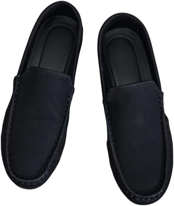 

Мужские лоферы HoaloX, низкий каблук, легкие и дышащие, с верхом из ПУ, модные и стильные, подходят для повседневной деловой и повседневной носки, черный