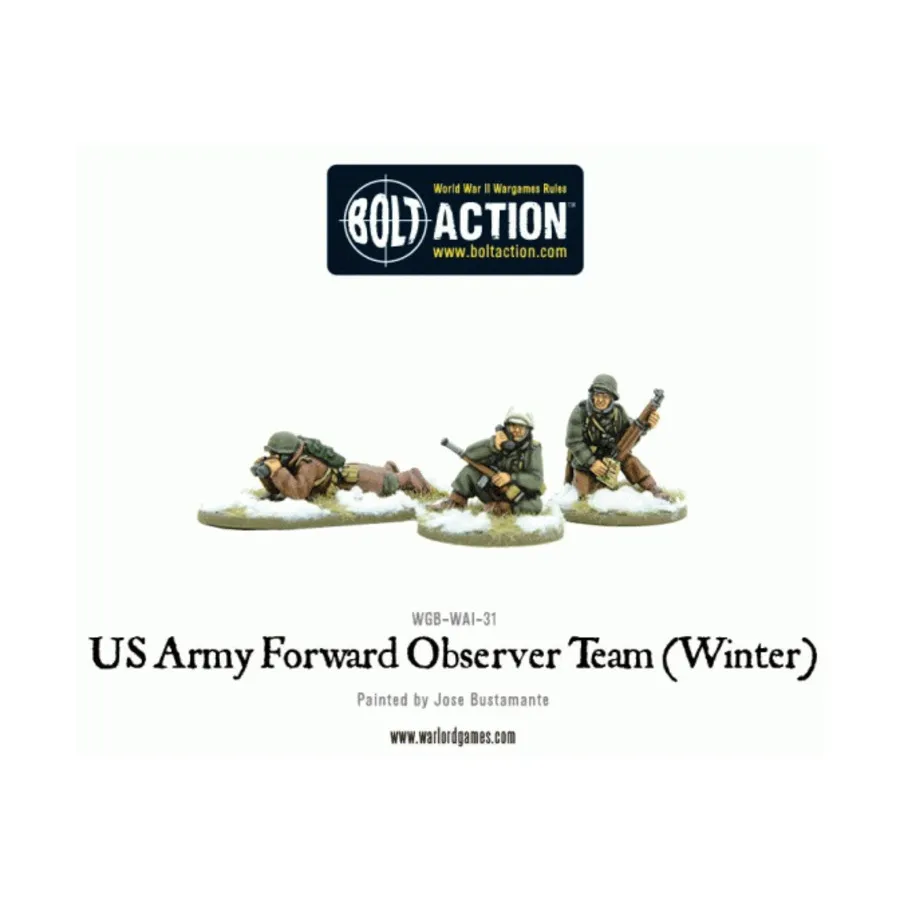 

Группа передовых наблюдателей армии США (зима), Bolt Action - US Army (28mm)