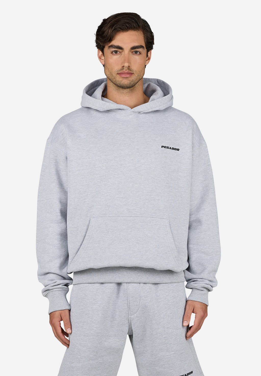 

Толстовка с капюшоном LOGO OVERSIZED HOODIE - Sweatshirt Pegador, серый