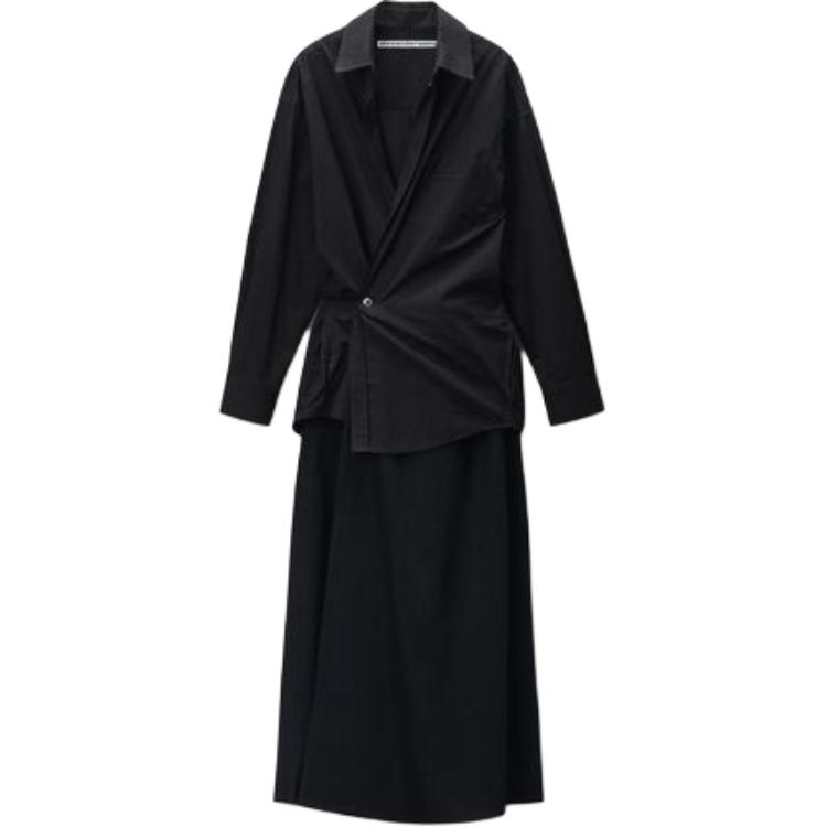 

Платье с длинными рукавами, осень-зима 2025, женское Alexander Wang, черный