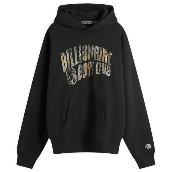 

Толстовка с капюшоном и камуфляжным арочным логотипом Billionaire Boys Club, черный