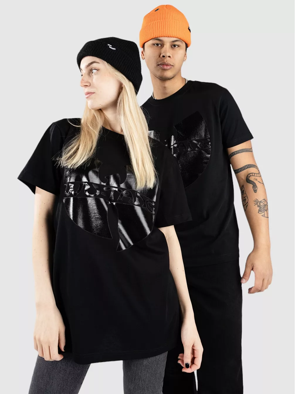 

Черная футболка с логотипом Wu Tang, черный