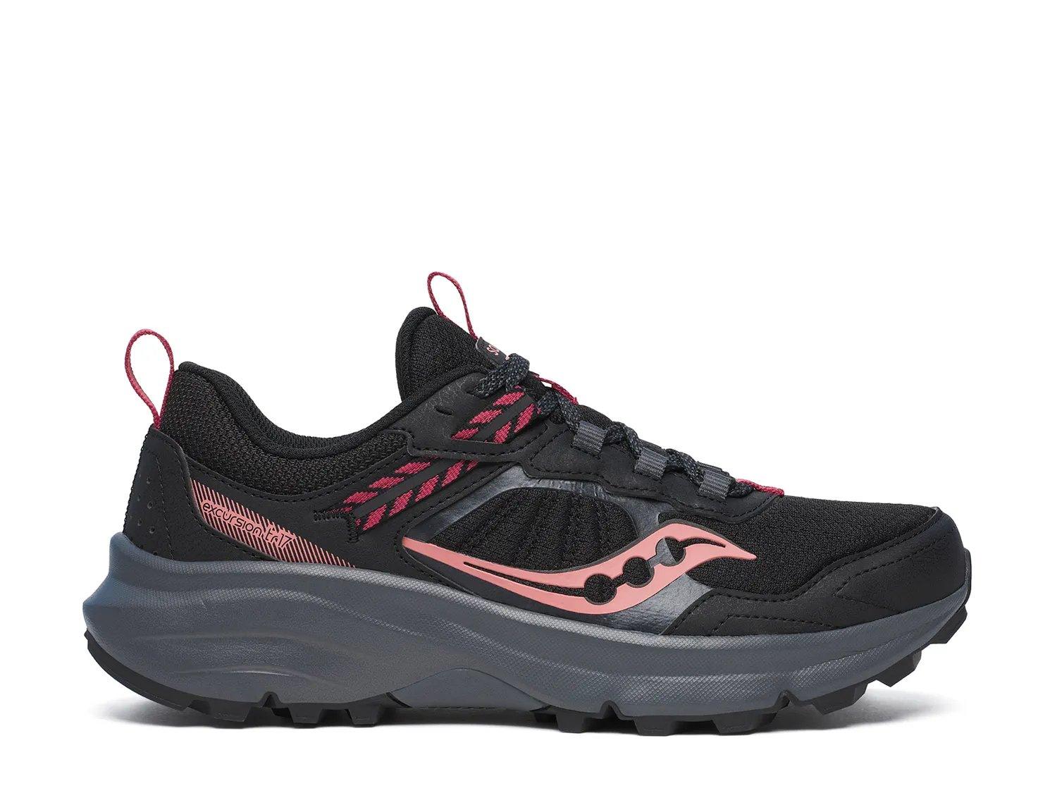 

Кроссовки Saucony Excursion TR17 Trail Running Shoe - Women’s, черный/красный