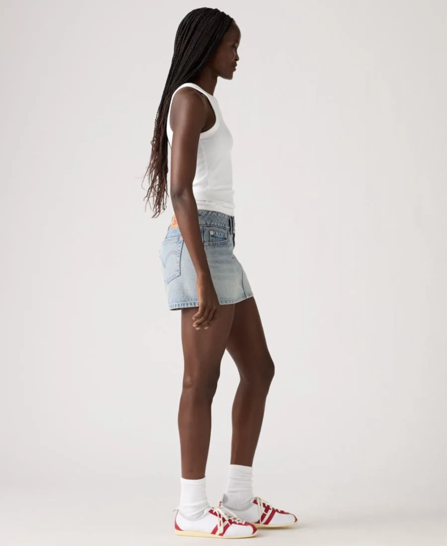 Женская облегающая мини-юбка с очень низким вырезом Levi's, Roll It Up Clean Skt — фото 3