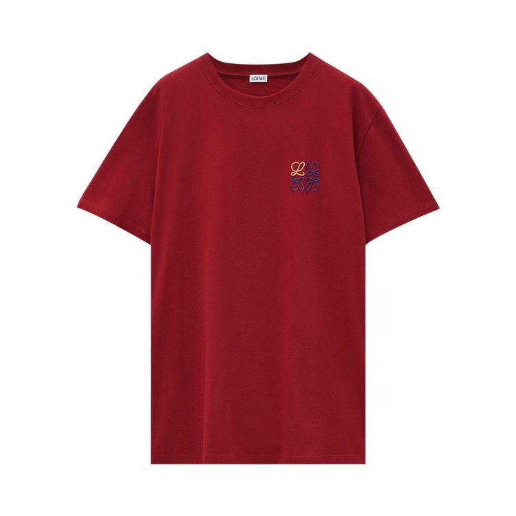 

Футболка Loewe Regular Fit T-Shirt Burgundy, красный
