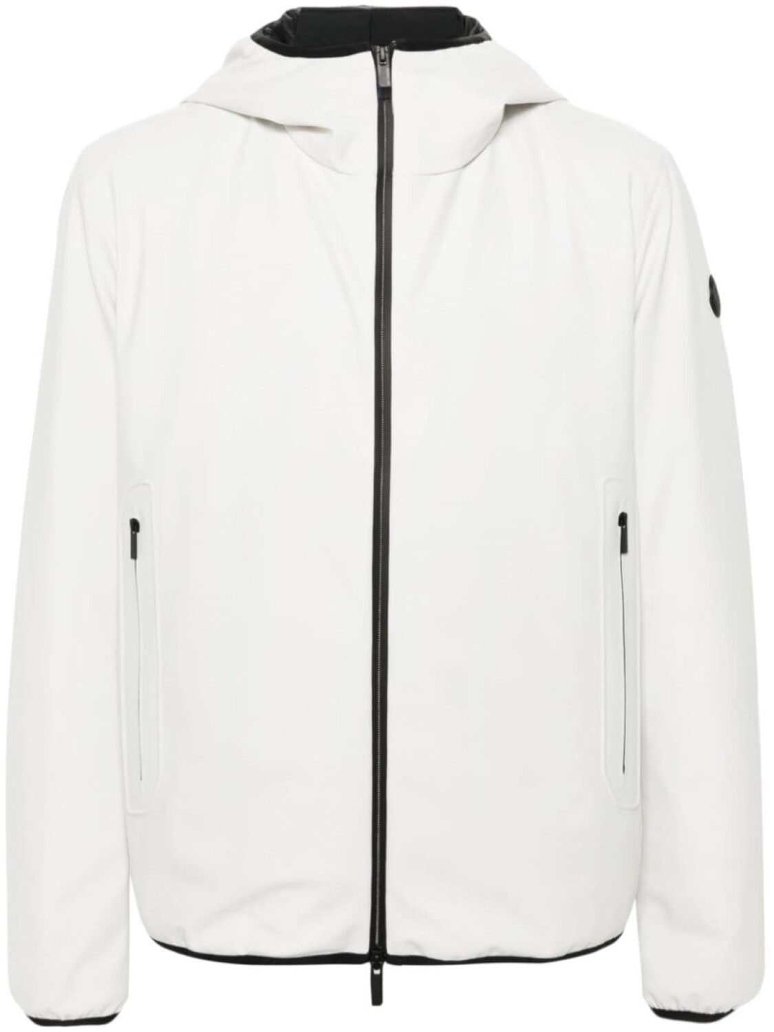 

Moncler пуховик Dusler с капюшоном, серый