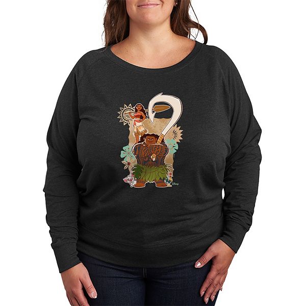 

Футболка с длинным рукавом Moana & Maui French Terry Plus Size Disney, Heather Charcoal, Черный, Футболка с длинным рукавом Moana & Maui French Terry Plus Size Disney, Heather Charcoal