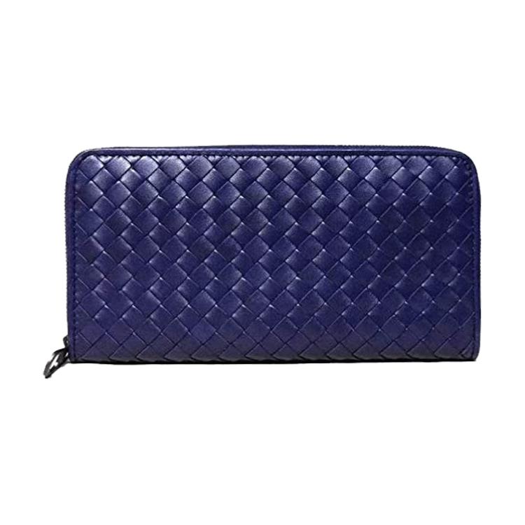 

Кожаный кошелек унисекс синий Bottega Veneta