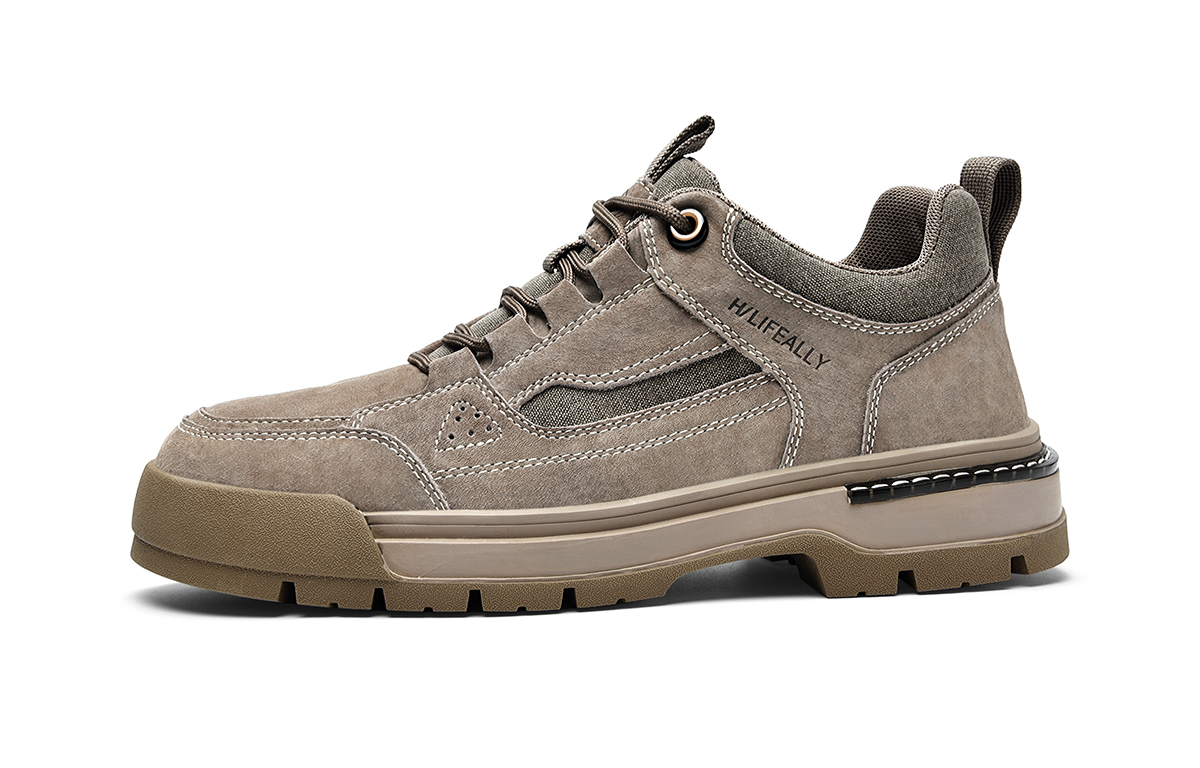 

HLA Мужские повседневные туфли низкие коричневые, черно-коричневые, цвет Brown