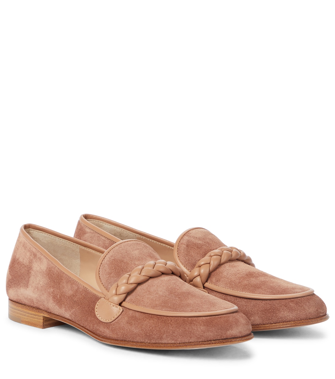 Замшевые мокасины Belem Gianvito Rossi, Praline