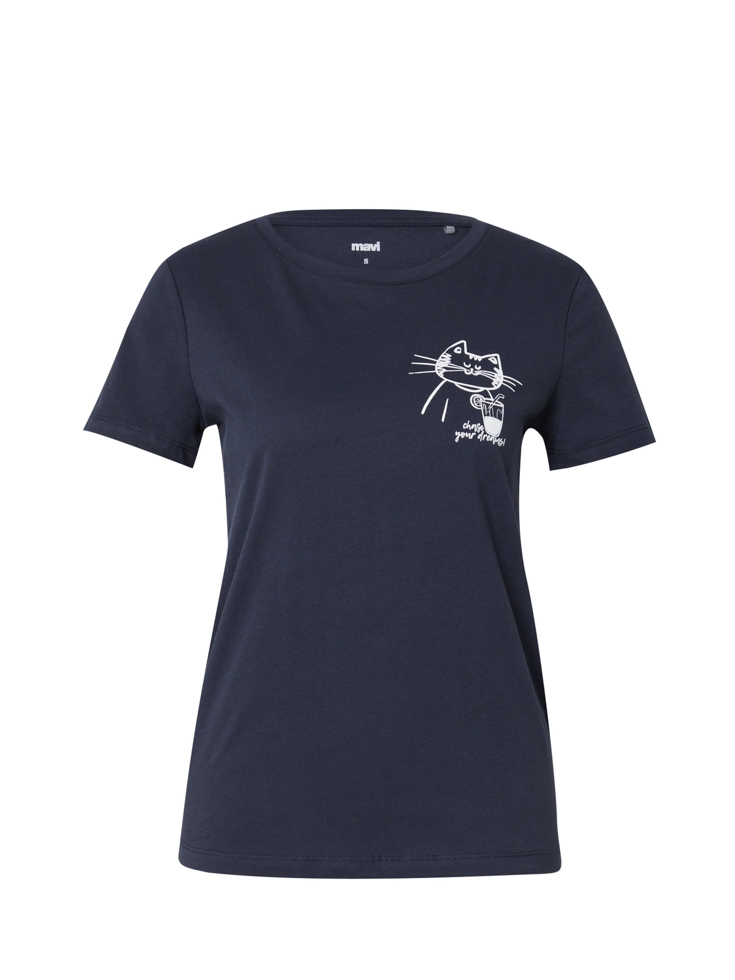 

Mavi Футболка 'Cat Drink' в черном цвете, Черный, Mavi Футболка 'Cat Drink' в черном цвете