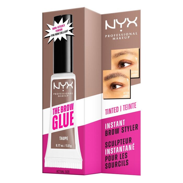Гель для бровей Gel Fijador Cejas The Brow Glue Nyx Professional Make Up, Taupe — фото 4