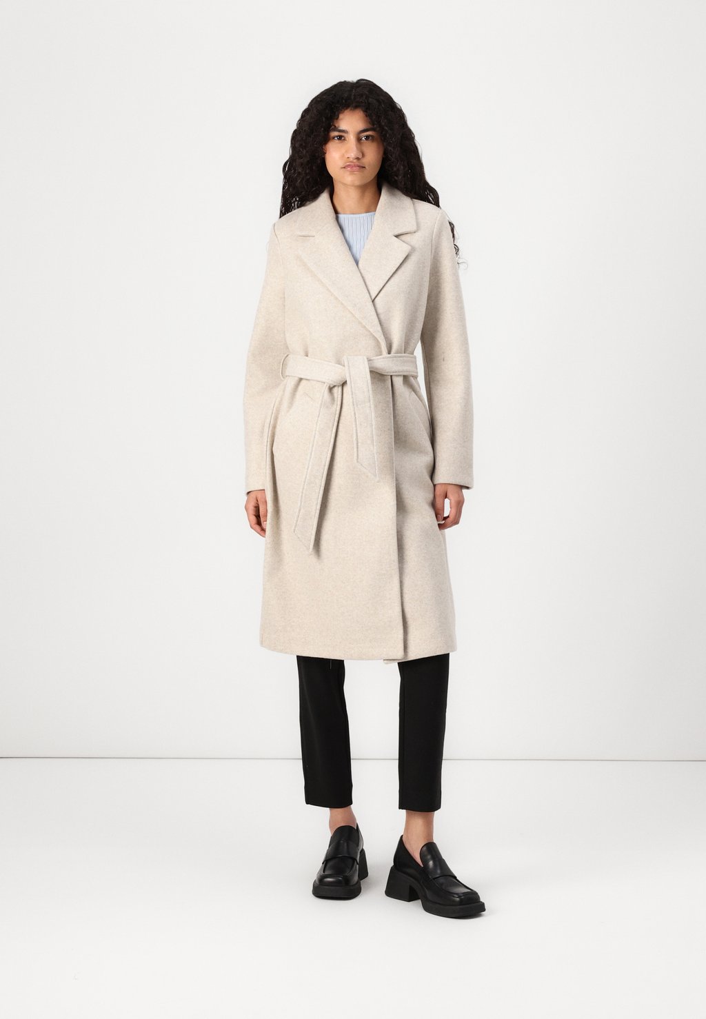 

Классическое пальто VMFORTUNEAYA LONG COAT Vero Moda, бежевый