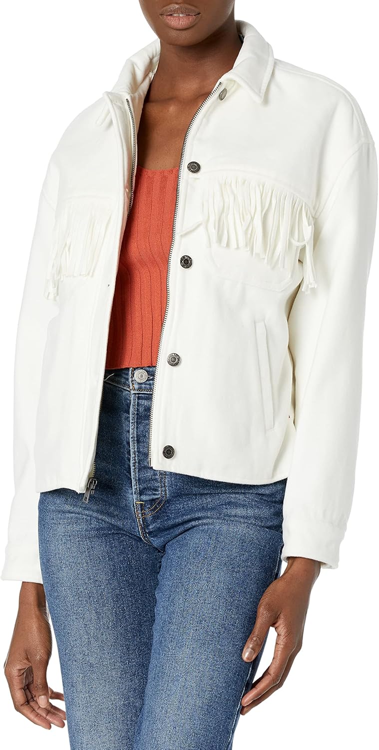 

Женская модная куртка-рубашка Levi's (стандартные и большие размеры), Western Cream