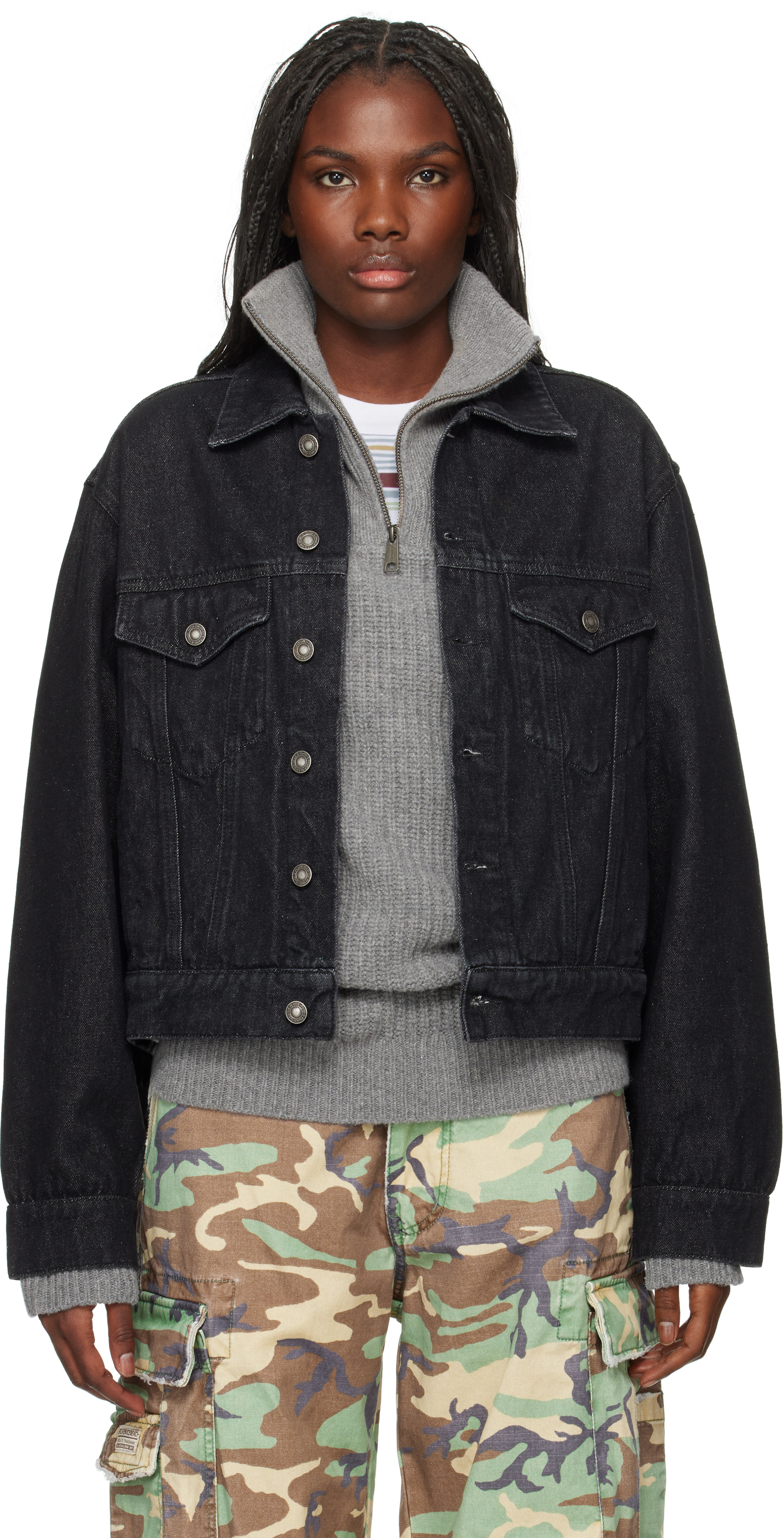 

Укороченная джинсовая куртка Sky High Farm Workwear