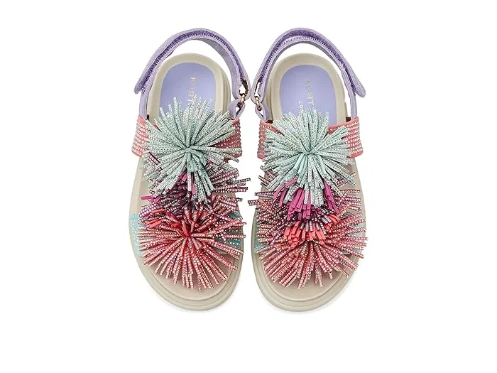 Сандалии с бахромой Orson Kurt Geiger London Kids, Multi — фото 3