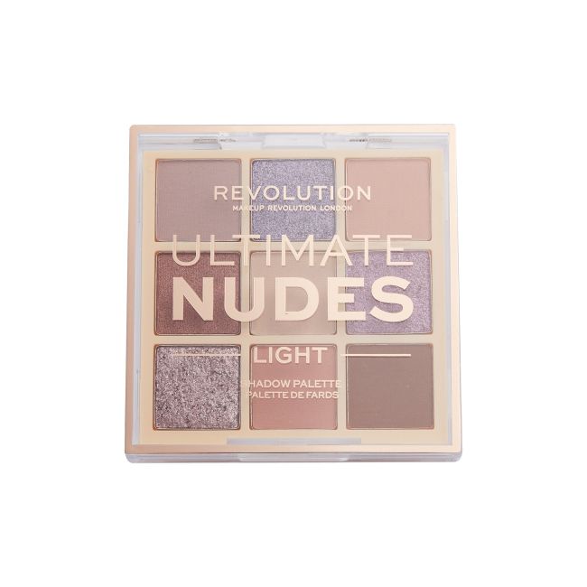 

Палитра теней для век Ultimate Nudes Makeup Revolution, цвет light, 9 x 0.9 гр